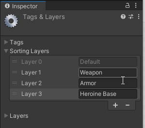 Sorting Layers